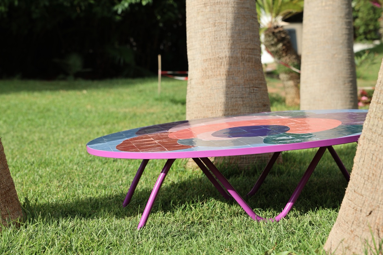 Table basse en zellige
